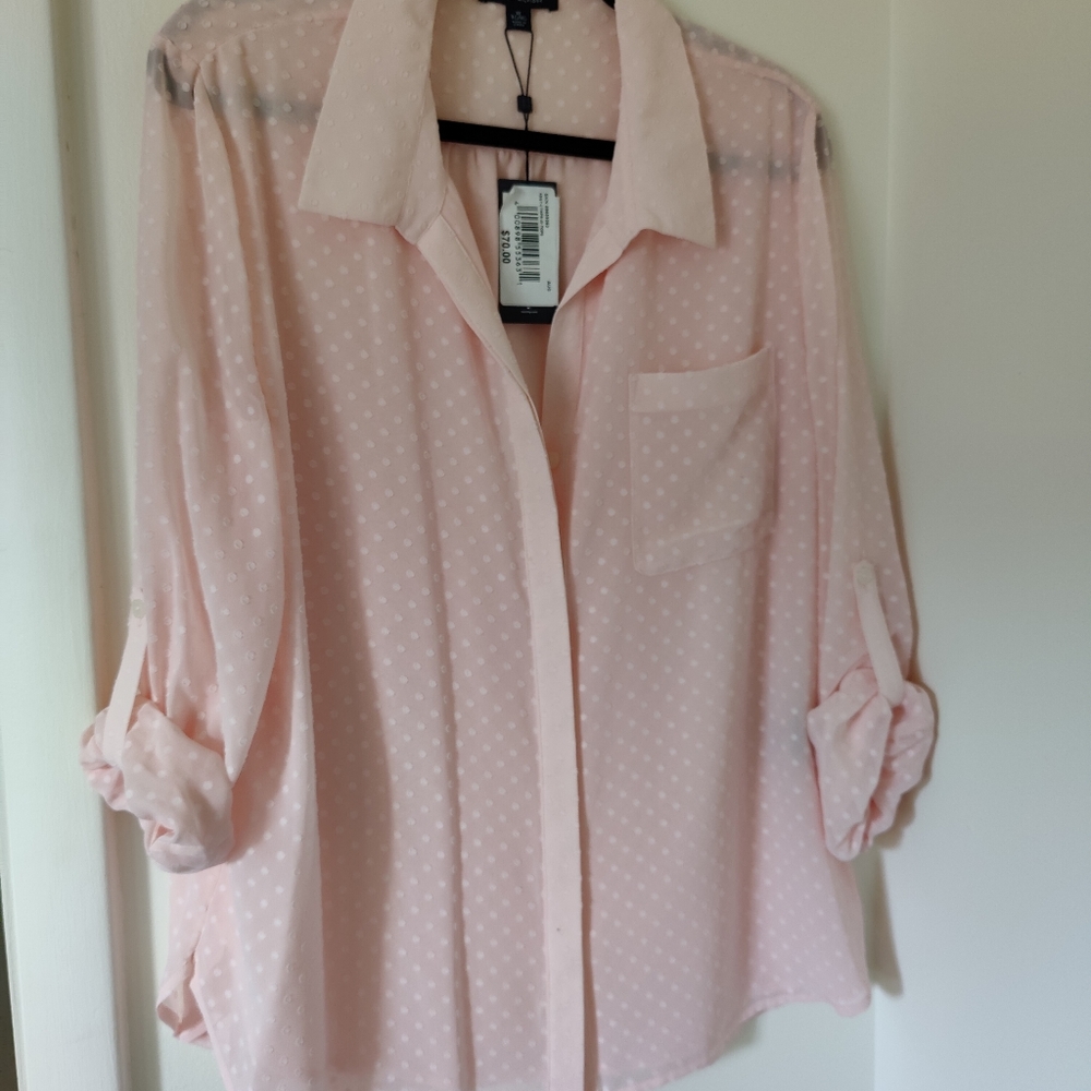 NEW Tommy Hilfiger Pink Blouse